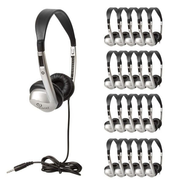 OnEar Stereo Headphones – Ultra-Lightweight Wired Headset